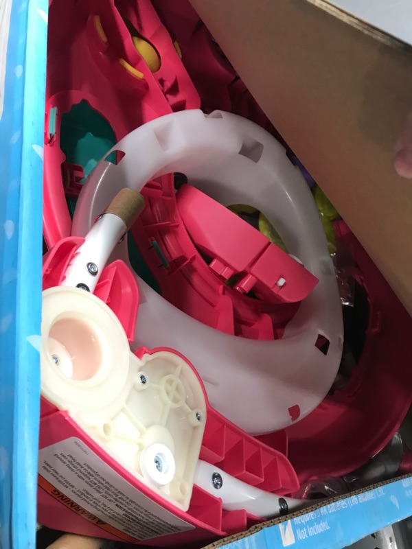 Photo 2 of Fisher-Price Jumperoo Baby Bouncer and Activity Center with Spinning Seat plus Lights Music Sounds and Baby Toys, Pink Petals