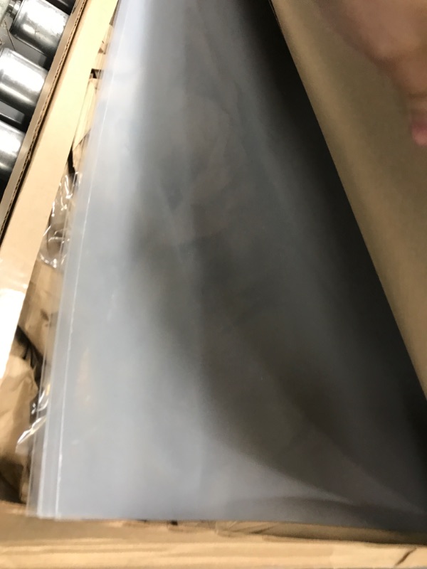 Photo 1 of 5 Packs of 24x36x0.04’’ PET/Plexiglass Panels | Unbreakable and Lightweight Substitute for Glasses | Great Use for Sneeze Guard Greenhouse, Poster Frames, Cricut Cutting | Safe for Children and Adults 24x36x0.04 Inch (Pack of 5)