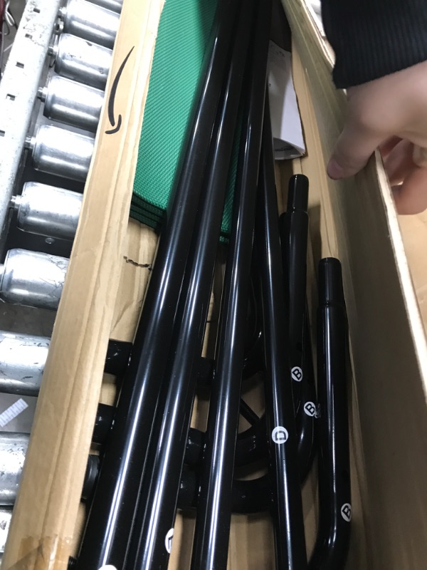 Photo 1 of Amazon Basics Cooling Elevated Dog Bed with Metal Frame, Large, 51 x 31 x 8 Inch, Green Large Green