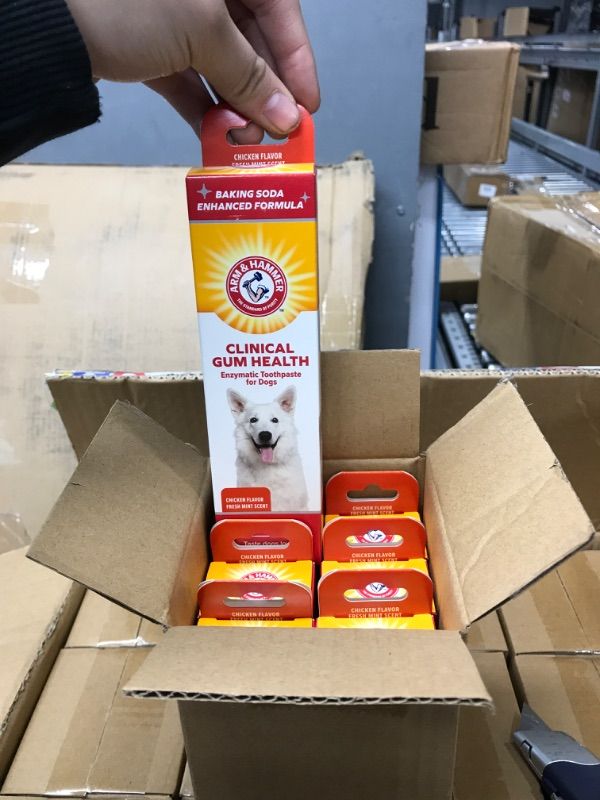 Photo 2 of 6pcks of Arm & Hammer™ Clinical Care Gum Health Enzymatic Toothpaste for Dogs in Chicken Flavor
