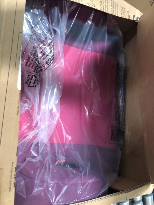 Photo 2 of Diono Solana 2 XL 2022, Dual Latch Connectors, Lightweight Backless Belt-Positioning Booster Car Seat, 8 Years 1 Booster Seat, Pink NEW! LATCH Connect Single Pink