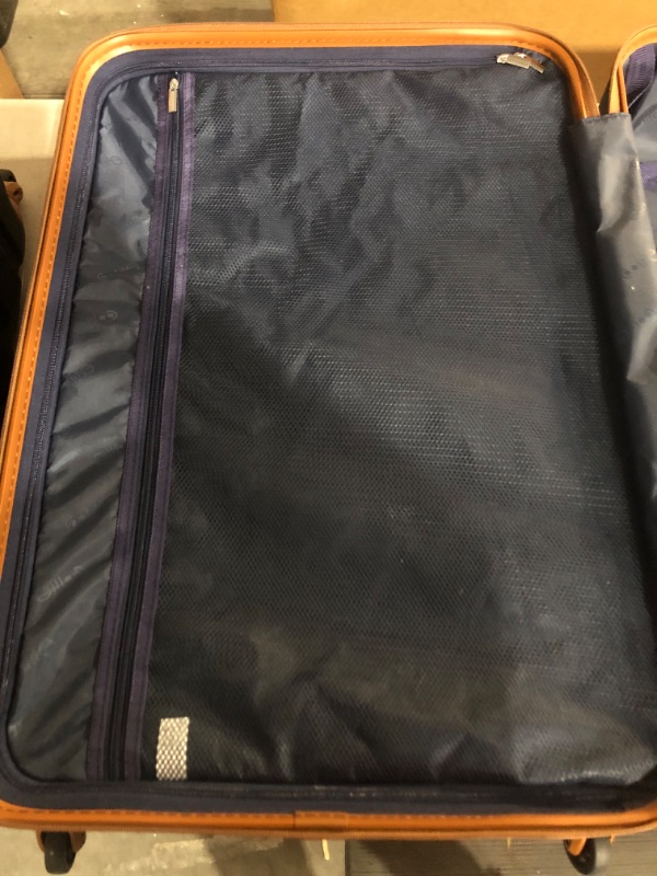 Photo 16 of *** MINOR DAMAGE**SMALLEST PIECE HAS DENTS IN TOP AND MULTIPLE SCRATCHES**THE MIDDLE HAS SOME MINOR WEAR.***
Coolife Luggage 3 Piece Set Suitcase Spinner Hardshell Lightweight TSA Lock \3 Piece Set apricot black