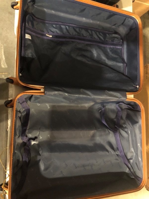 Photo 11 of *** MINOR DAMAGE**SMALLEST PIECE HAS DENTS IN TOP AND MULTIPLE SCRATCHES**THE MIDDLE HAS SOME MINOR WEAR.***
Coolife Luggage 3 Piece Set Suitcase Spinner Hardshell Lightweight TSA Lock \3 Piece Set apricot black