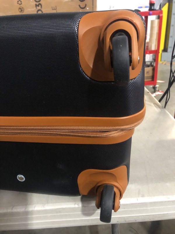 Photo 7 of (READ FULL POST) Coolife Luggage 3 Piece Set Suitcase Spinner Hardshell Lightweight TSA Lock \3 Piece Set apricot black 