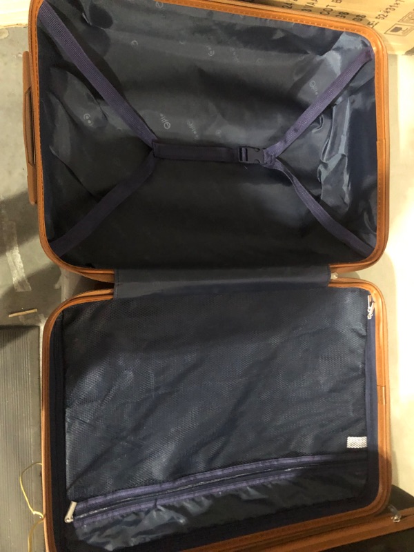 Photo 5 of *** MINOR DAMAGE**SMALLEST PIECE HAS DENTS IN TOP AND MULTIPLE SCRATCHES**THE MIDDLE HAS SOME MINOR WEAR.***
Coolife Luggage 3 Piece Set Suitcase Spinner Hardshell Lightweight TSA Lock \3 Piece Set apricot black