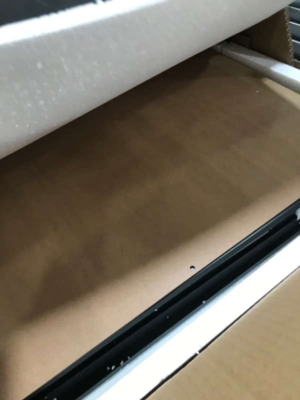 Photo 1 of DEVAISE 3 Drawer File Cabinet, Small Printer Stand with Storage, Rolling Filing Cabinet with Shelves for Home Office, Wood Desk Cabinet, Black