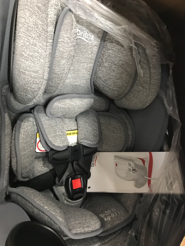 Photo 2 of Britax One4Life Convertible Car Seat, 10 Years of Use from 5 to 120 Pounds, Converts from Rear-Facing Infant Car Seat to Forward-Facing Booster Seat, Performance Fabric, Cool N Dry Moonstone