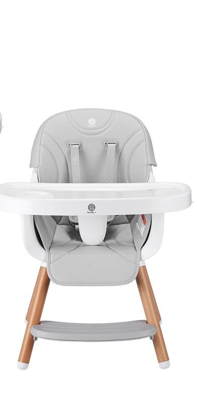 Photo 1 of 3 in 1 Wooden Legs Baby High Chair Model: YB-H1107