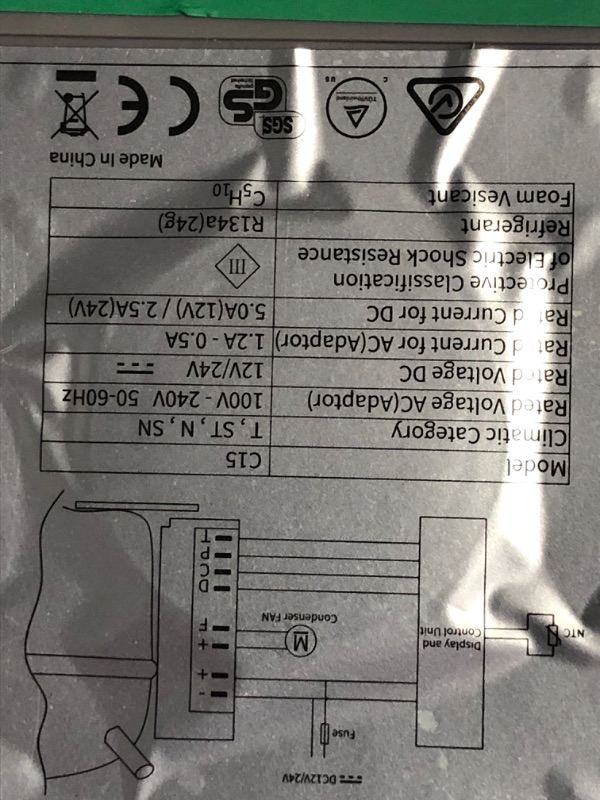 Photo 7 of ***DAMAGED - BATTERY NOT FUNCTIONAL - SEE COMMENTS***
Alpicool C15 Portable Freezer,12 Volt Car Refrigerator, 16 Quart (15 Liter) Fast Cooling 12V Car Fridge -4?~68?, Car Cooler, 12/24V DC and 100-240V AC for Outdoor, Camping, RV, Truck, Boat 16 Quart C15