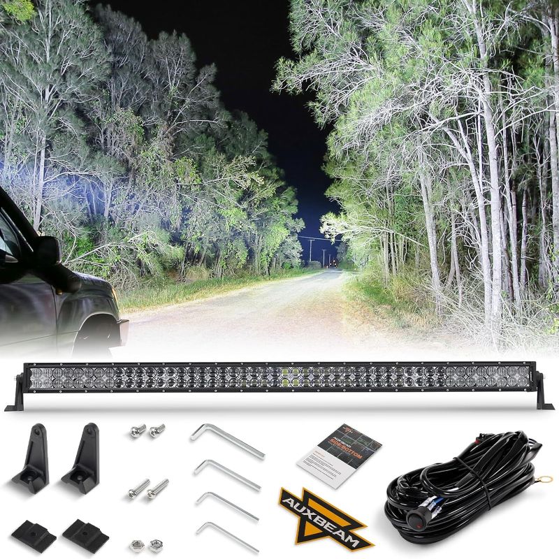 Photo 2 of 50" Off-Road LED Light Bar - Double Row - 144W - 18,000 Lumens - Flood Light