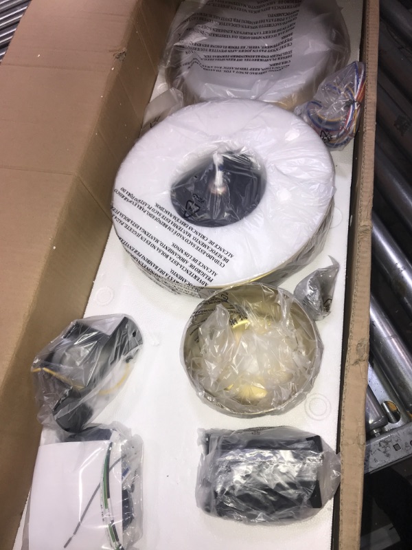 Photo 1 of WINGBO 80" Ceiling Fan with Lights and Remote Control, Matte Black Ceiling Fan with 3 Downrod, 8 Reversible Blades, 6-Speed Noiseless DC Motor, Modern Ceiling Fan for Kitchen Bedroom Living Room Matte Black 80" w/ 3 Downrod