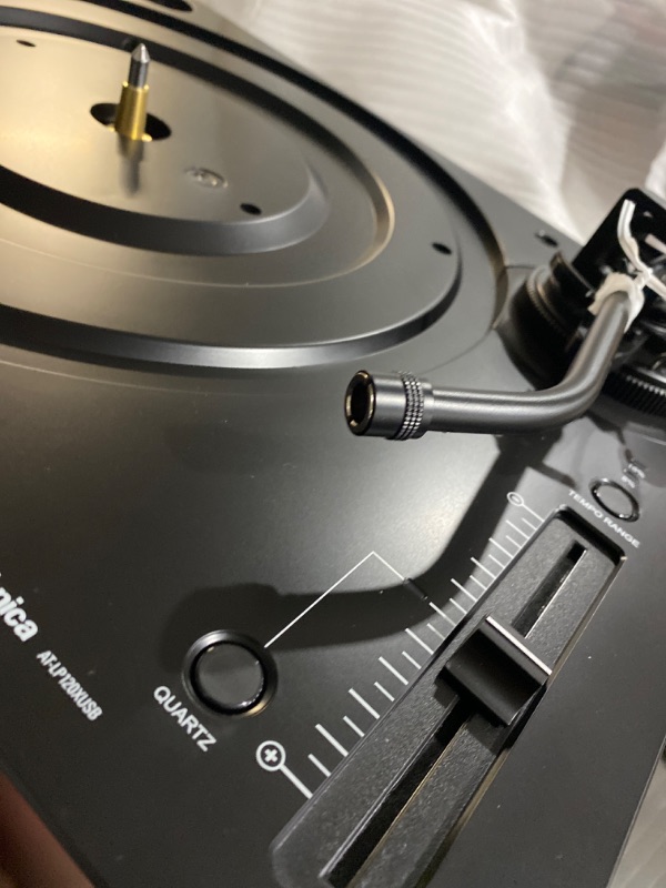 Photo 5 of Audio-Technica AT-LP120XUSB-BK Direct-Drive Turntable (Analog & USB), Fully Manual, Hi-Fi, 3 Speed, Convert Vinyl to Digital, Anti-Skate and Variable Pitch Control Black