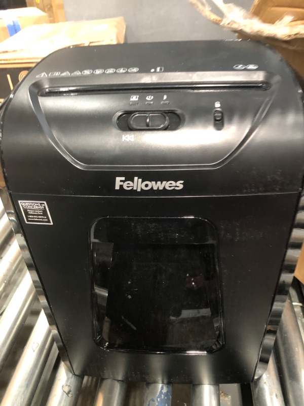 Photo 2 of Fellowes 12C15 12 Sheet Cross-Cut Paper Shredder for Home and Office with Safety Lock 12 Sheet Paper Shredder