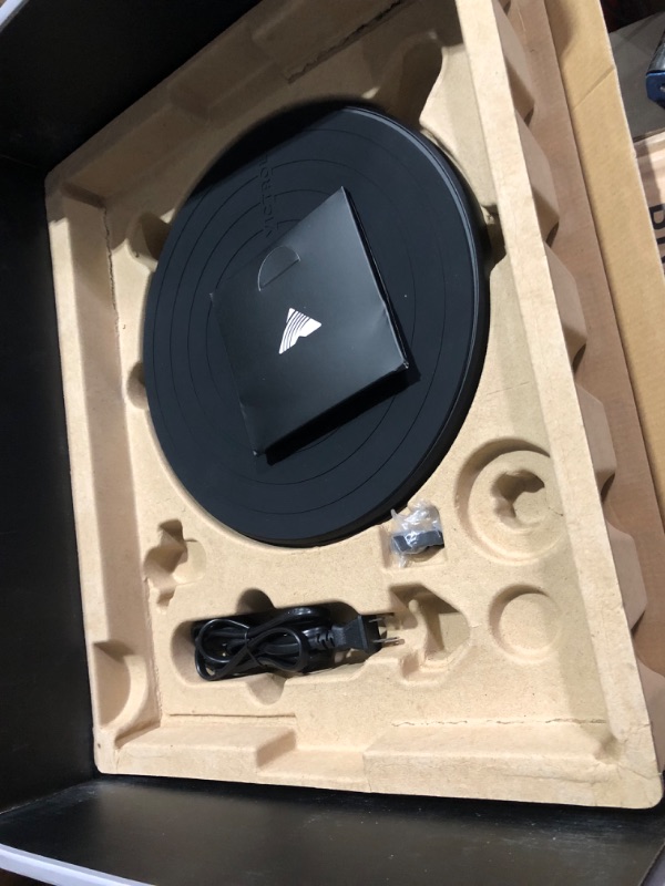 Photo 5 of ***USED - LIKELY MISSING PARTS - UNABLE TO VERIFY FUNCTIONALITY***
Victrola Stream Onyx Turntable - 33-1/3 & 45 RPM Vinyl Record Player, Works with Sonos Wirelessly, High Precision Magnetic Cartridge, Semi-Automatic, Multiple Connections, Black Matte Fini