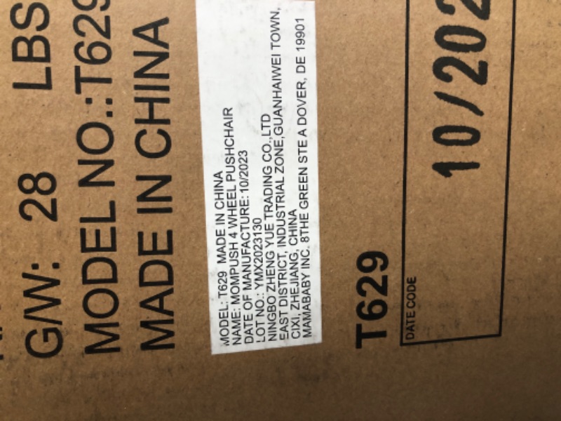 Photo 1 of Mompush Wiz 2-in-1 Baby Stroller with Bassinet Mode - Foldable Infant Stroller to Explore More as a Family - Toddler Stroller with Reversible Stroller Seat - Travel System Compatible Stroller Black