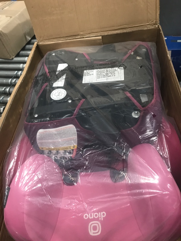 Photo 2 of Diono Cambria 2 XL 2022, Dual Latch Connectors, 2-in-1 Belt Positioning Booster Seat, High-Back to Backless Booster with Space and Room to Grow, 8 Years 1 Booster Seat, Pink NEW! Pink