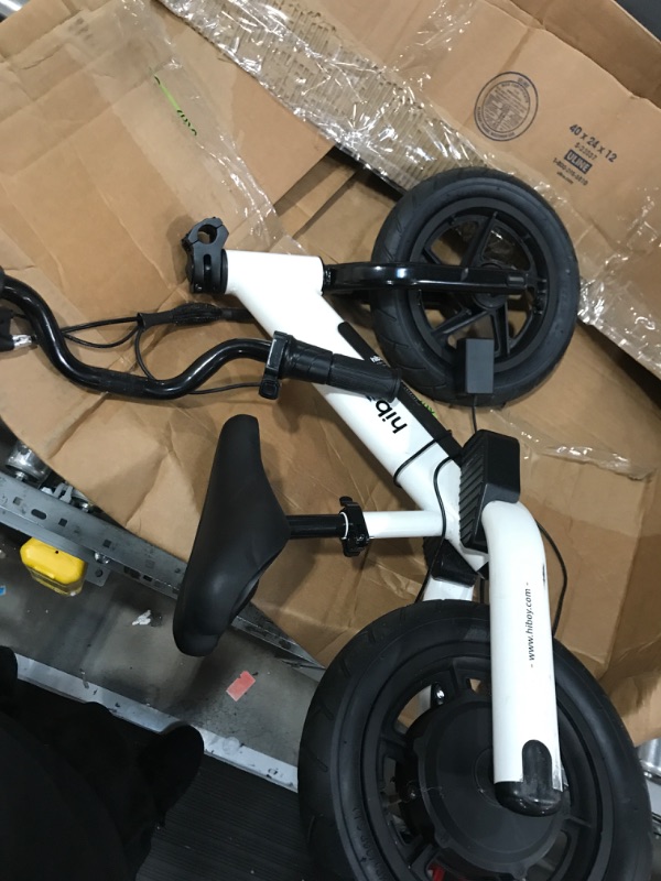 Photo 2 of **NON-REFUNDABLE** // **SALE FINAL**PARTS ONLY*** Hiboy BK1 Electric Bike for Kids Ages 3-5 Years Old, 24V 100W Electric Balance Bike with 12 inch Inflatable Tire and Adjustable Seat, Electric Motorcycle for Kids Boys & Girls Black