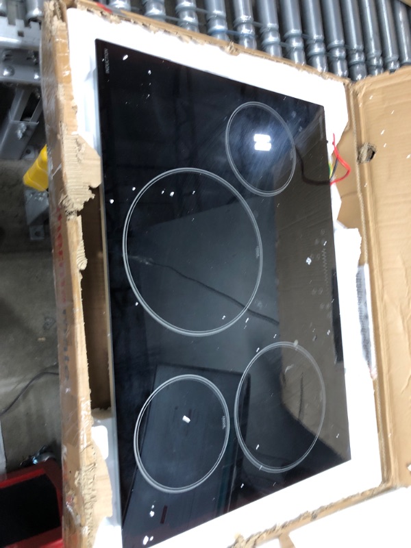 Photo 1 of Induction Cooktop, thermomate 30 Inch Built-in Induction Stove Top, 240V Electric Smoothtop with 5 Boost Burner, 9 Heating Level, Timer & Kid Safety Lock, Sensor Touch Control & Keep Warm Function 30 INCH -5 ZONES