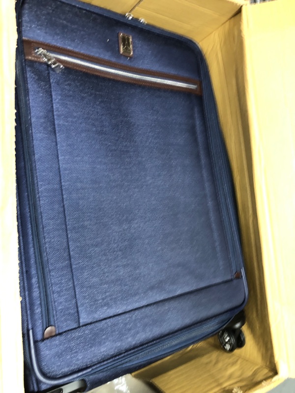 Photo 3 of (READ FULL POST) Travelpro Platinum Elite Softside Expandable Checked Luggage, 8 Wheel Spinner Large Suitcase, TSA Lock, Men and Women, True Navy Blue, Checked Large 29-Inch Checked-Large 29-Inch True Navy Blue