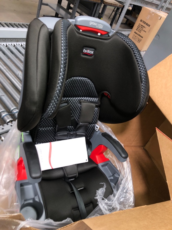 Photo 2 of Britax Grow with You ClickTight Harness-2-Booster Car Seat, Cool Flow Gray ClickTight Cool Flow Gray