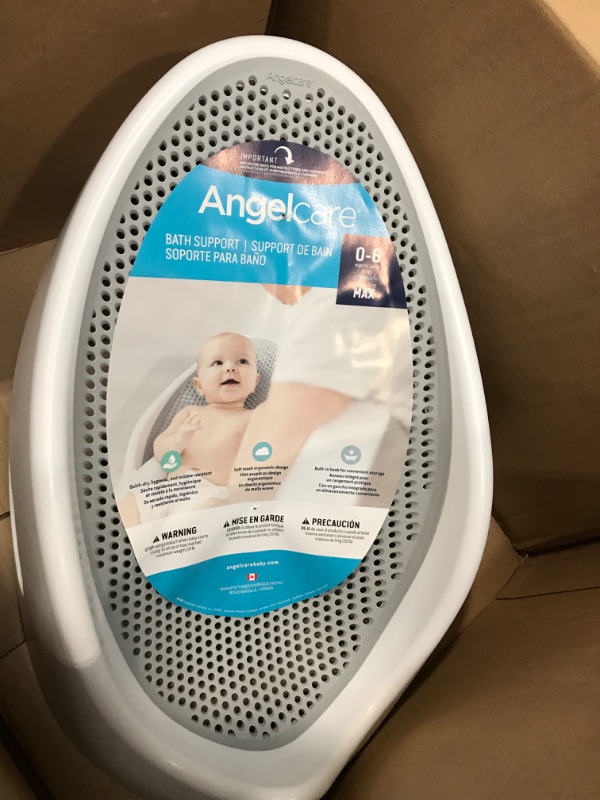 Photo 2 of Angelcare Baby Bath Support (Grey) | Ideal for Babies Less than 6 Months Old