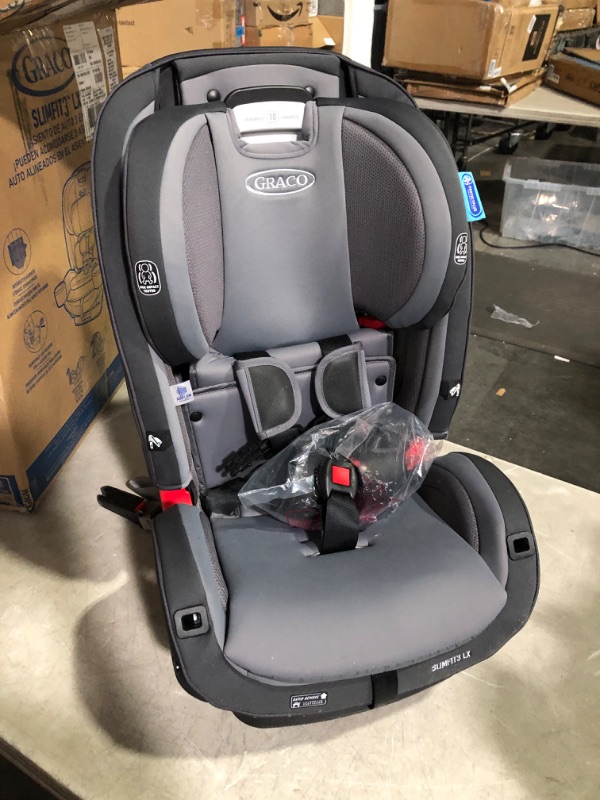 Photo 4 of ***HEAVILY USED - LIKELY MISSING PARTS - UNABLE TO VERIFY FUNCTIONALITY***
Graco SlimFit3 LX 3-in-1 Car Seat, Fits 3 Car Seats Across, Kunningham
