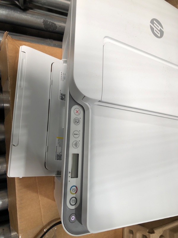 Photo 2 of HP DeskJet 4155e Wireless Color All-in-One Printer with bonus 6 months Instant Ink (26Q90A), white