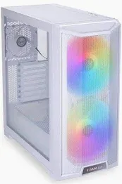 Photo 1 of ***USED - NOT FUNCTIONAL - SEE COMMENTS***
LIAN LI LANCOOL 215 E-ATX PC Case, RGB Gaming Computer Case, Tempered Glass Mid-Tower Chassis Features High Airflow with 2x200mm ARGB Fans & 1x120mm Fan Pre-Installed and Mesh Front Panel (Snow White)