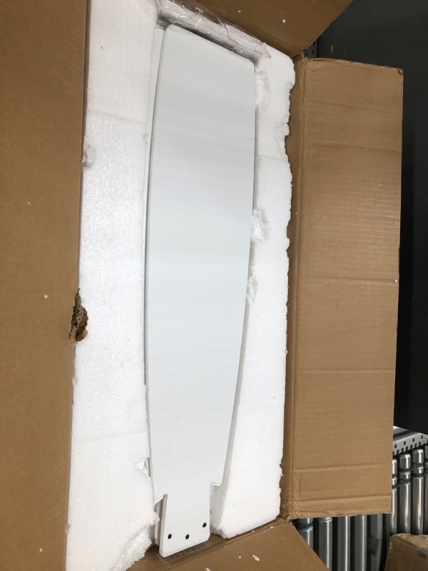 Photo 1 of Consciot Ceiling Fan with Lights, 52 Inch Low Profile Ceiling Fan, Remote Control, Quiet Reversible DC Motor, Dimmable Tri-Color Temperatures LED, 4 Double Finish Blades, Flush Mount, Indoor Only Low Profile White 52"