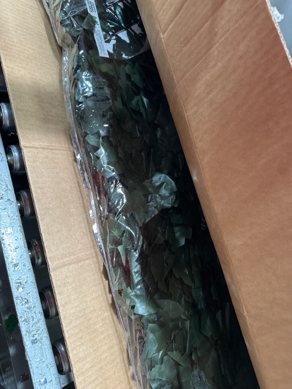Photo 2 of ColourTree Artificial Ivy Expandable Fence Privacy Screen,  (1, Single Sided Leaves)