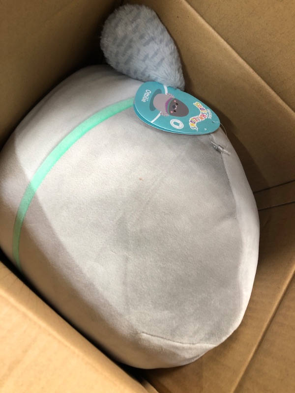 Photo 2 of Squishmallows Original 14-Inch Ottilie Grey Pigeon with Fuzzy Wings - Official Jazwares Large Plush