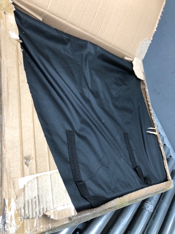 Photo 1 of Elevated Dog Cot with Steel Frame – Foldable Raised Play & Rest Bed for Dogs & Cats – Heavy Duty Strong Material Dog Bed, No Assembly Required – Comfortable Pet Cot with Bonus Storage Bag Large (42" x 24" x 8") Grey