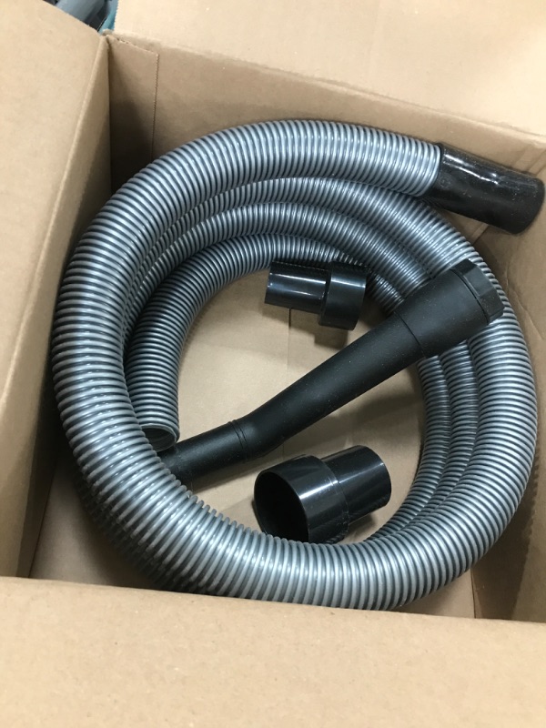 Photo 2 of 16 Ft. Premium Shop Vacuum Extension Hose with 2 tank adapters and 1.25" curved end 16 Ft. Hose