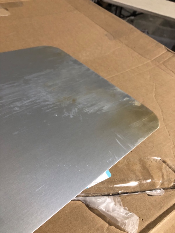 Photo 4 of ***USED - SCRATCHED AND DIRTY - SEE PICTURES***
New Star Foodservice 50196 Aluminum Pizza Peel, Wooden Handle, 16 x 18 inch Blade, 36 inch overall