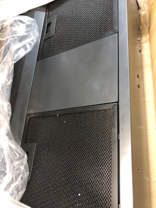 Photo 2 of 30 Inch Range Hood,Gasland Under Cabinet Vent Hood for Kitchen with 3 Speed Exhaust Fan,Insert Ducted Range Hood with 2 LED Lights, Black
