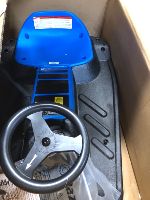 Photo 2 of Razor Crazy Cart Shift for Kids Ages 6+ (Low Speed) 8+ (High Speed) - 12V Electric Drifting Go Kart for Kids - High/Low Speed Switch and Simplified Drifting System, for Riders up to 120 lbs