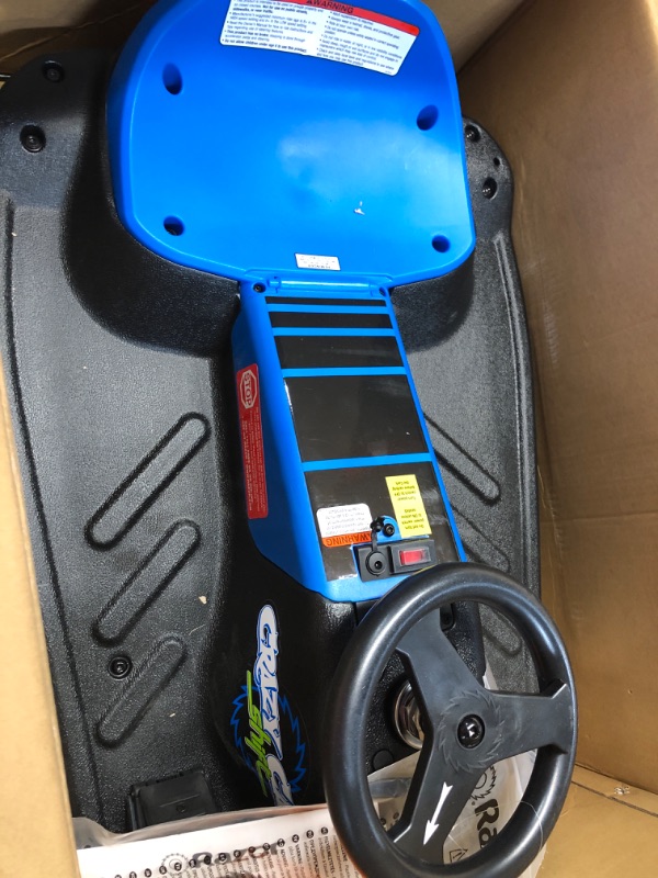 Photo 3 of Razor Crazy Cart Shift for Kids Ages 6+ (Low Speed) 8+ (High Speed) - 12V Electric Drifting Go Kart for Kids - High/Low Speed Switch and Simplified Drifting System, for Riders up to 120 lbs