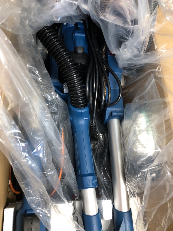 Photo 3 of Drywall Sander with Vacuum, 1050W 7.2A Electric Drywall Sander with Auto Dust Collection, 6 Variable Speed 800-1800RPM, Double-Deck LED Lights, Extendable & Foldable Handle, 13ft Power Cord
