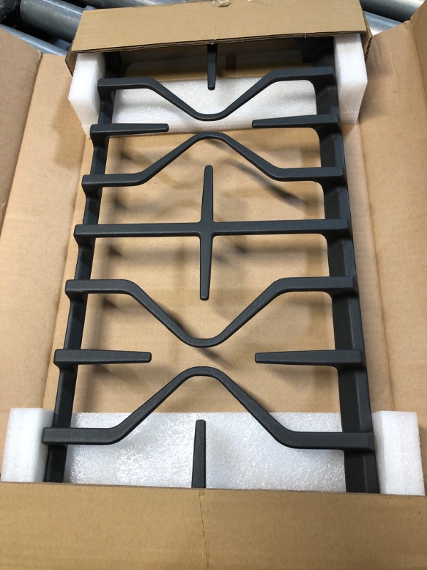 Photo 3 of WB31X27151 WB31X24736 Burner Grates Cooktop Replacement Parts for GE Range Grates Gas Stove Grates GE Side Surface Oven Grates General Electric JGBS66REKSS Cast Iron Stove Top Cooking Grates 1 Pcs