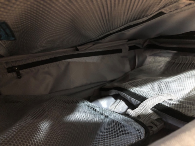 Photo 3 of **UNABLE TO UNLOCK ONE ZIPPER***Traveler's Choice Pagosa Indestructible Hardshell Expandable Spinner Luggage, Black, Checked-Medium 26-Inch Checked-Medium 26-Inch Black
