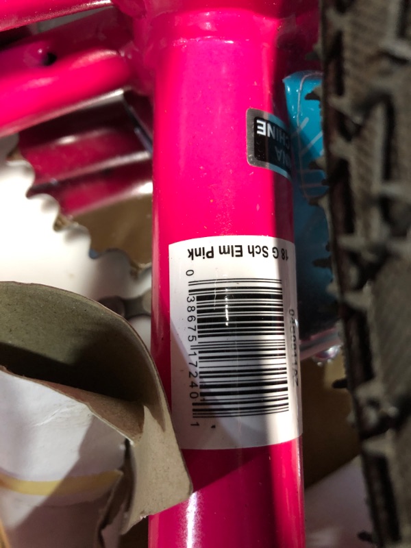 Photo 3 of ***USED - SCRATCHED AND SCUFFED - MISSING HARDWARE - SEE PICTURES***
Schwinn Koen & Elm Toddler and Kids Bike, 12-18-Inch Wheels, Training Wheels Included, Boys and Girls Ages 2-9 Years Old Pink 18-inch Wheels