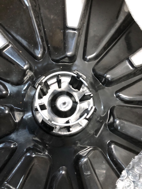 Photo 5 of **MINOR DAAMGE ONE OF THE CLAMPS TO CAP BROKE OFF SEE PHOTO**
BASENOR Tesla Model Y Wheel Covers 19 Inch Hubcaps Replacement Hub Caps OEM Rim Protector Black Wheel Caps Car Protection for Tesla Exterior Accessories