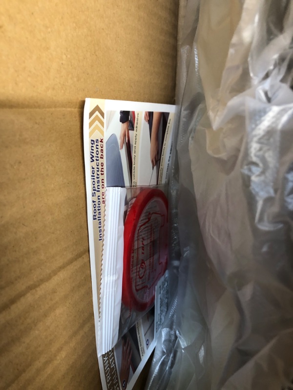 Photo 1 of JOYOTO M Style Rear Window Visor Top Wing Roof Spoiler Deflector for Toyota Camry LE SE XSE XLE Hybrid 2018-2023, Glossy Black