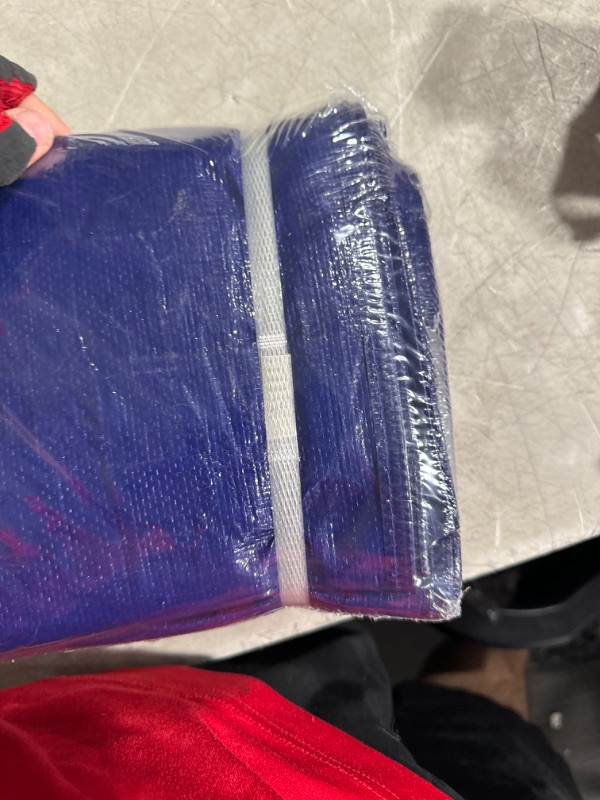 Photo 3 of **USED LIKE NEW*BlissTotes Moving Bags, Heavy Duty Moving Boxes with Zippers Top and Sturdy Handles, Storage Bags for Space Saving and Packing, Collapsible Moving Supplies, Storage Totes (76L, 6-Pack,  BLUE