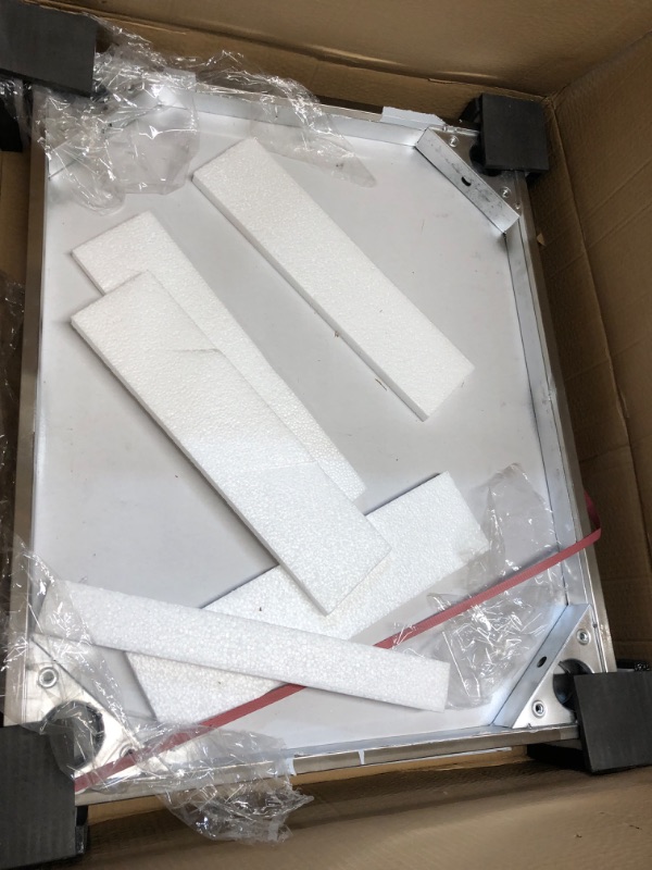 Photo 1 of VEVOR Stainless Steel Prep Table, 30 x 24 x 35 Inch, 440lbs Load Capacity Heavy Duty Metal Worktable with Backsplash and Adjustable Undershelf, Commercial Workstation for Kitchen Restaurant With Backsplash 30*24*35in