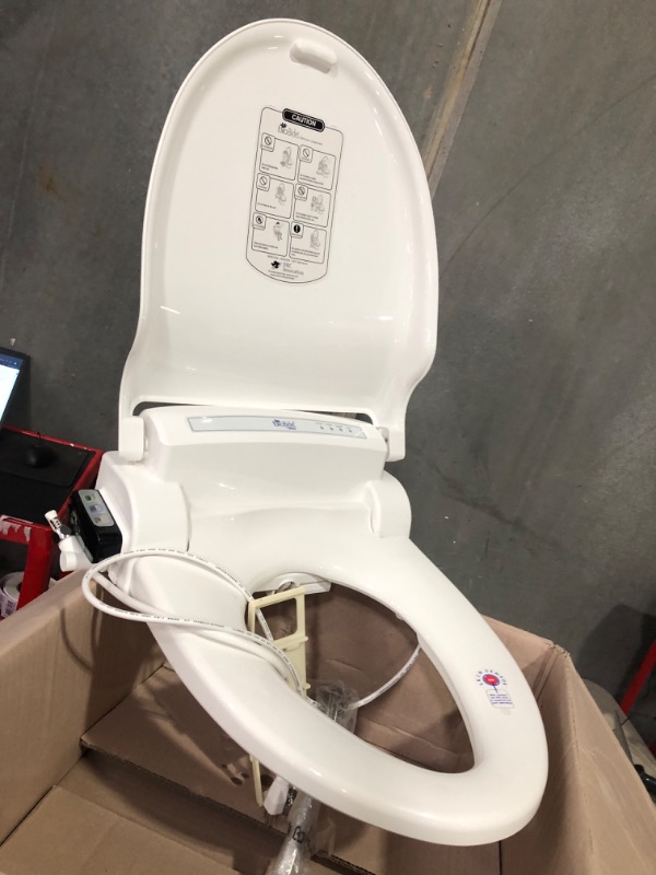 Photo 8 of ***USED - DIRTY - LIKELY MISSING PARTS - UNABLE TO TEST***
Bio Bidet by Bemis BB-1000W Supreme Warm Water Bidet Toilet Seat, Elongated, White BB-1000 Wireless Remote Elongated