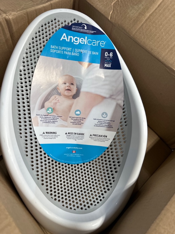 Photo 2 of Angelcare Baby Bath Support (Grey) | Ideal for Babies Less than 6 Months Old