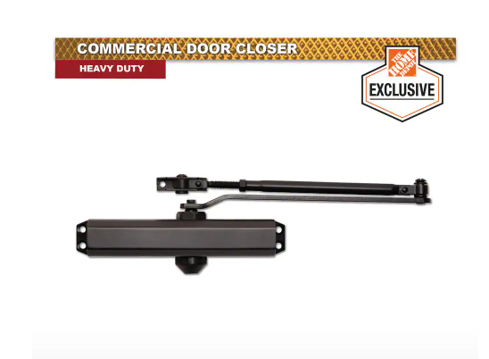 Photo 1 of Universal Hardware Heavy-Duty Bronze Commercial Door Closer (FACTORY SEALED)