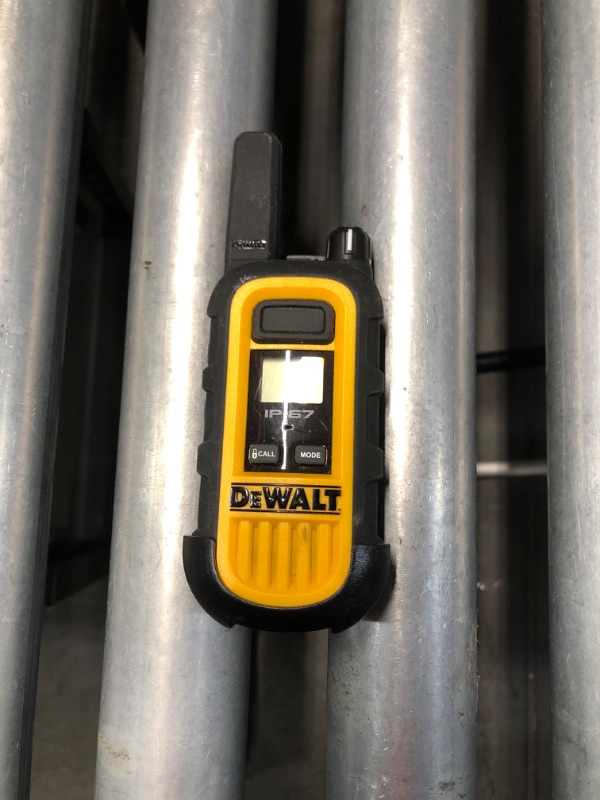 Photo 2 of DEWALT DXFRS800 Watt Heavy Duty Walkie Talkie - Waterproof (ONLY ONE)