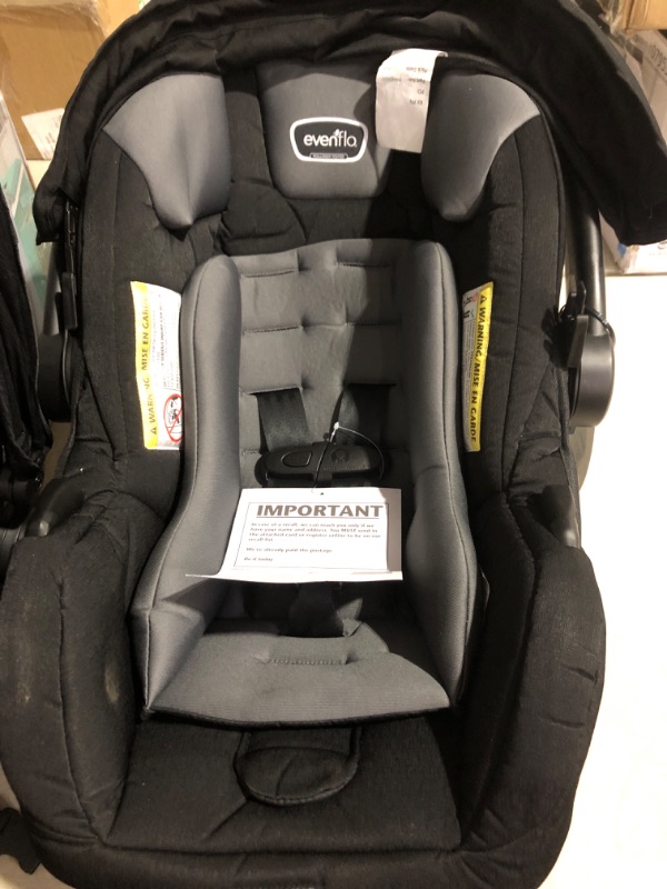 Photo 2 of (see all images) Evenflo Pivot Modular Travel System With SafeMax Car Seat